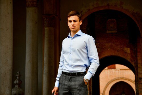 Distinctive men's apparel with a touch of elegance